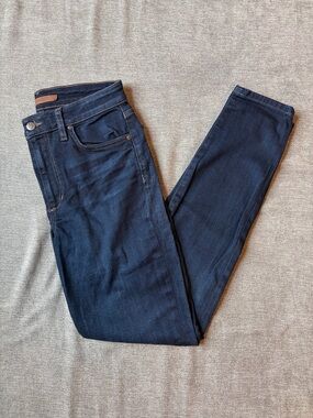 Joe’s High Rise Dark Wash Skinny Jeans